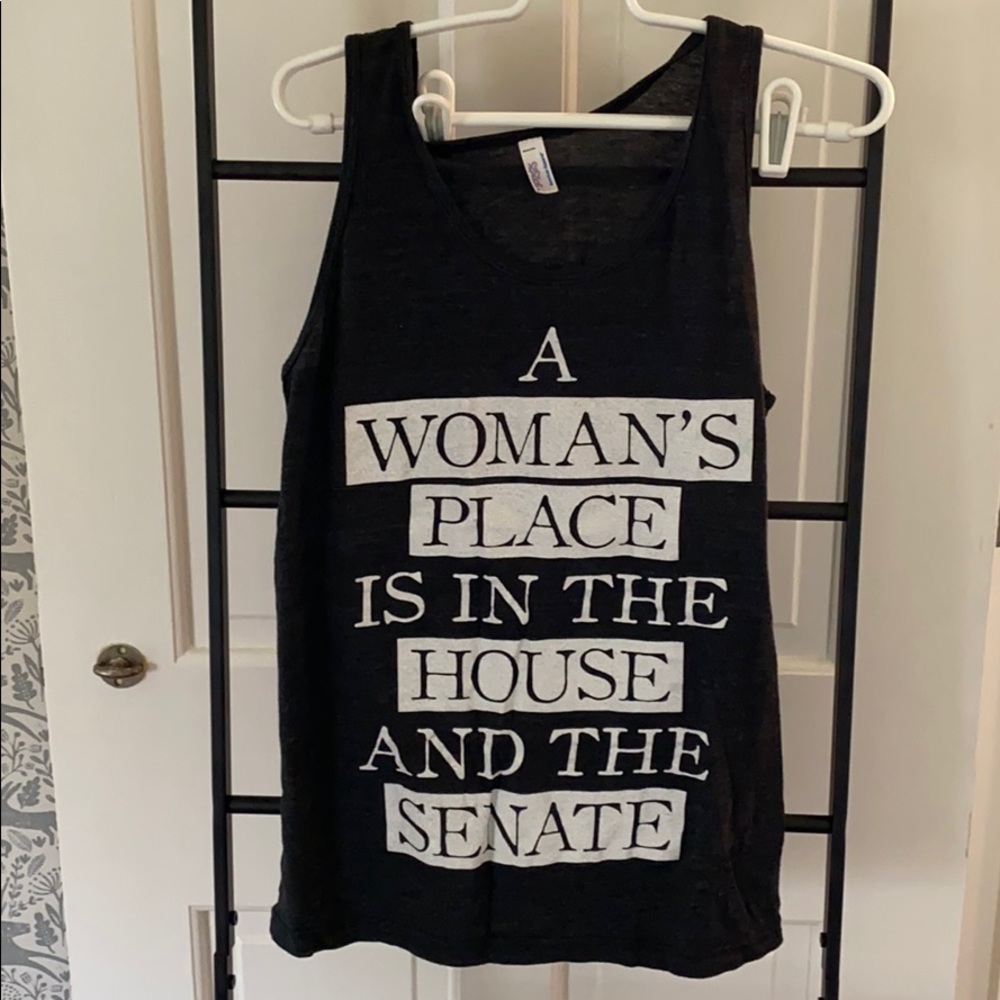 Dark gray tank top